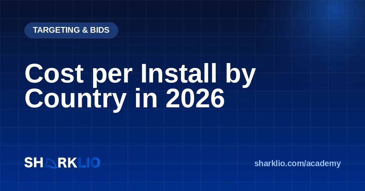 Cost per Install by Country in 2026