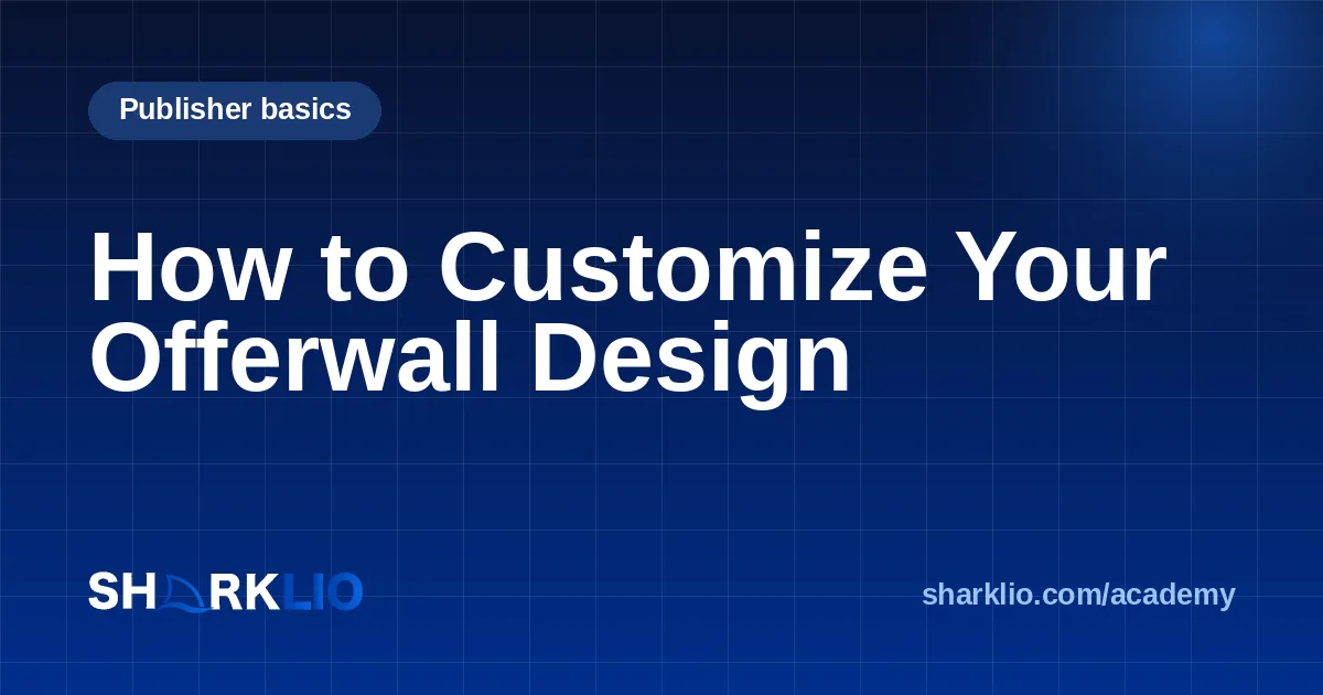 How to Customize Your Offerwall Design