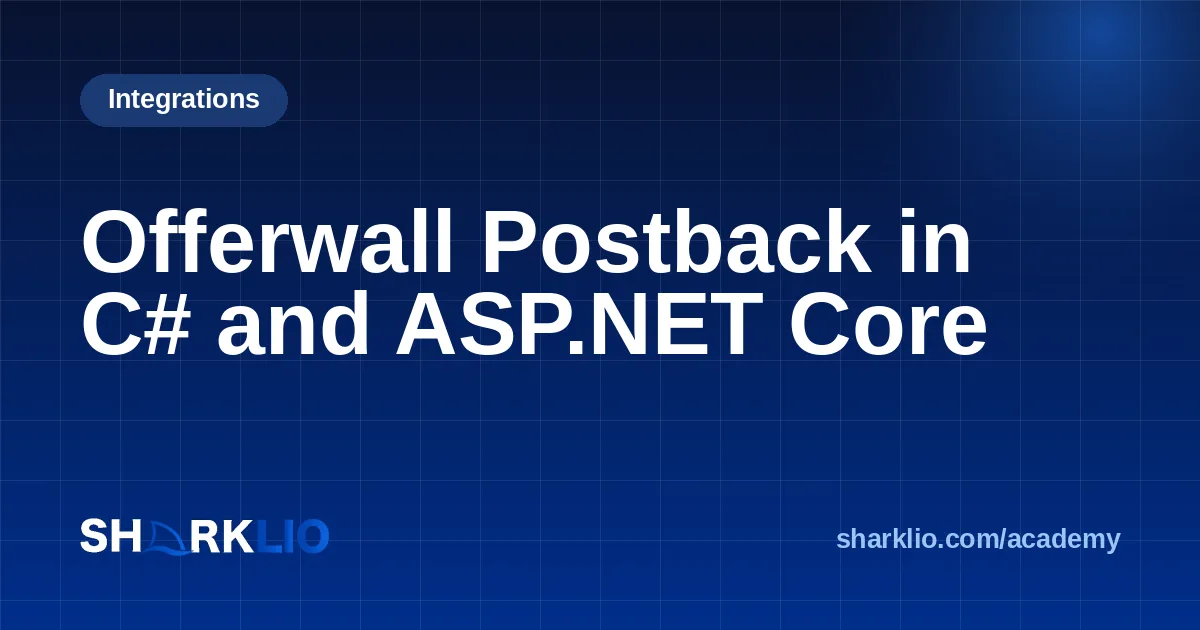 Offerwall Postback in C# and ASP.NET Core